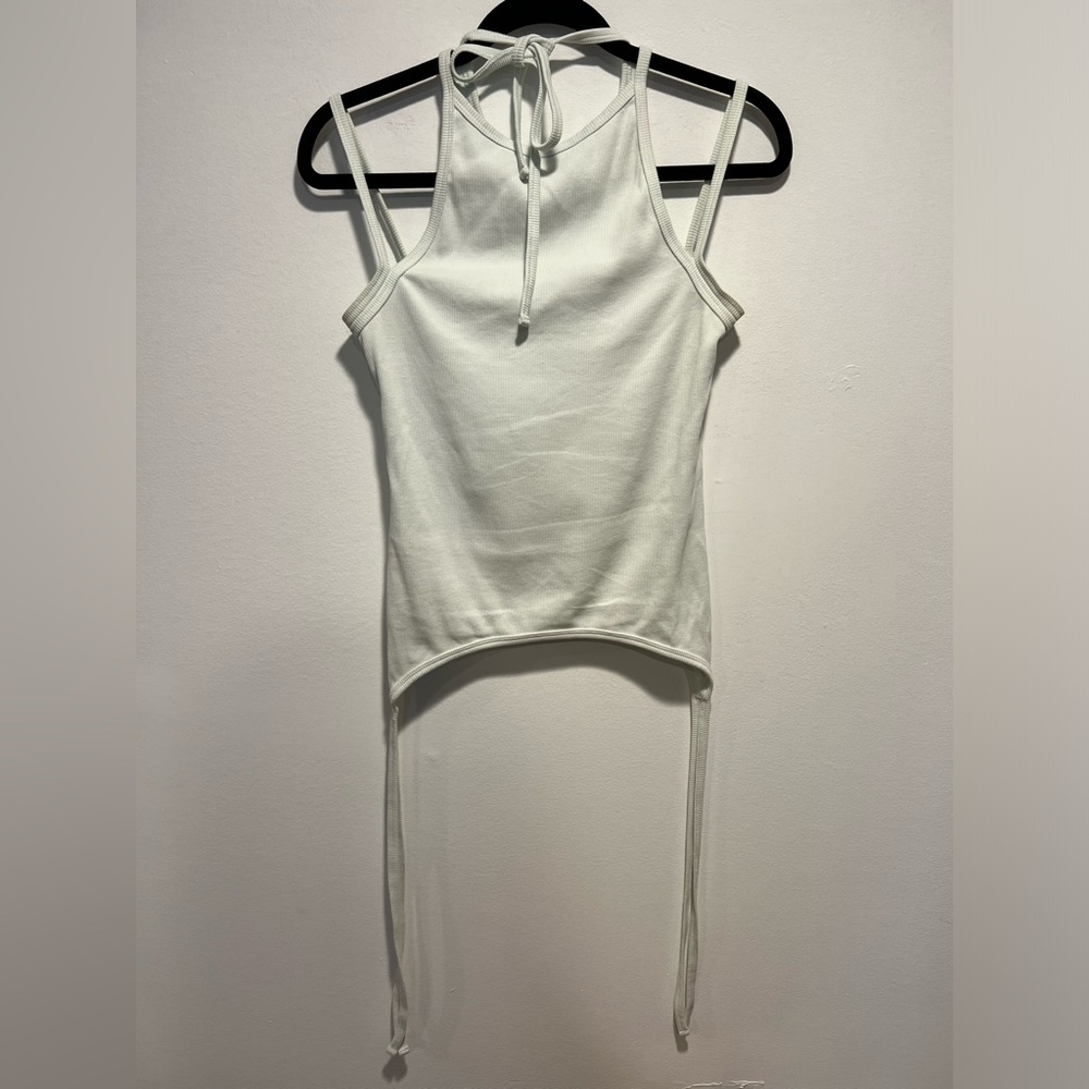 Dion Lee Double Ties Tank Top In Clear Blue - image 8